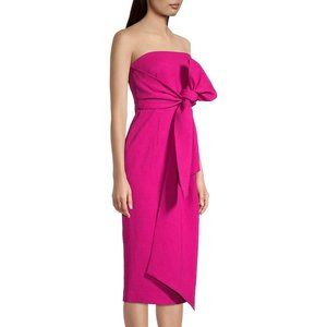 Rebecca Vallance - Andie Tie Midi Dress - Purple Mid - size 6